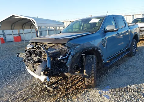 2024 Ford Ranger Lariat из США, поврежденный, VIN 1FTER4JH4RLE14076